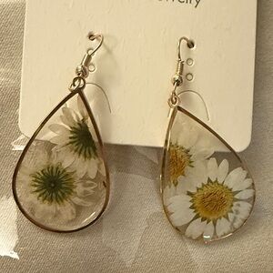 Floral Teardrop Earrings